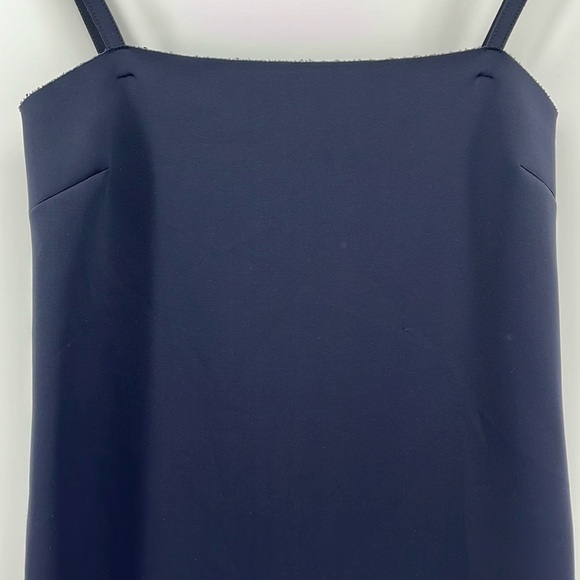 Helmut Lang Sheath Scuba Dress Navy Blue Size Small - Picture 7 of 12